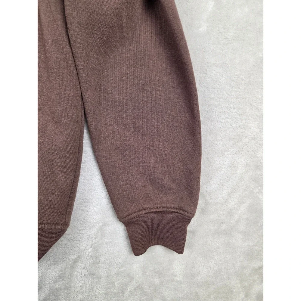 Vintage Shenanigans Cardigan Sweatshirt Womens M Brown Floral Leaves Cottagecore